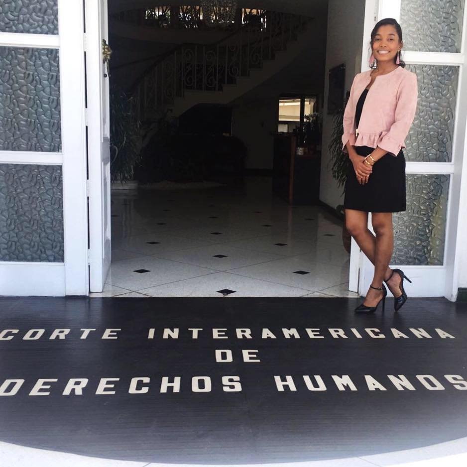 Nathaly en la Corte Interamericana de Derechos Humanos